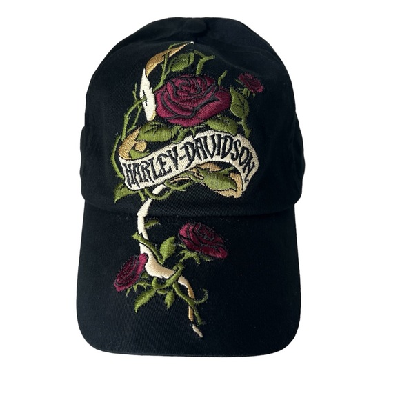 Harley-Davidson Accessories - Harley Davidson Roses Hat Women’s Baseball Cap